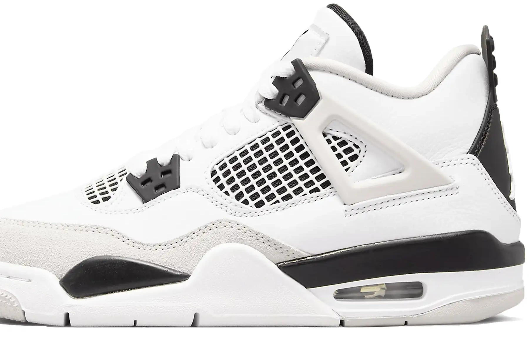 Black Military Jordan GS Retro 4 Air 0519